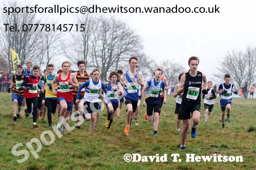 Under-15  boys NEHL, Aykley Heads, Durham. Photo: David T. Hewitson/Sports for All Pics
